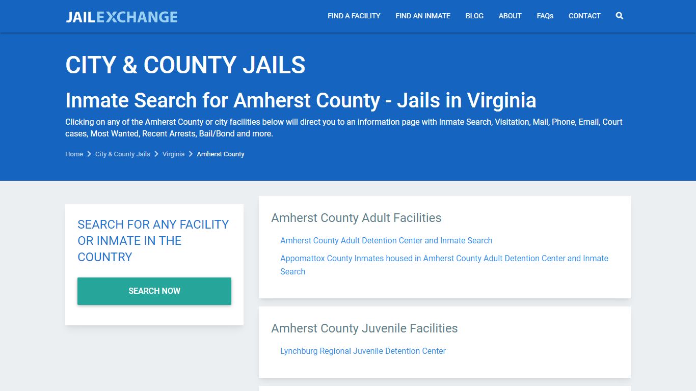 Amherst County Jail Inmates | Arrests | Mugshots | VA